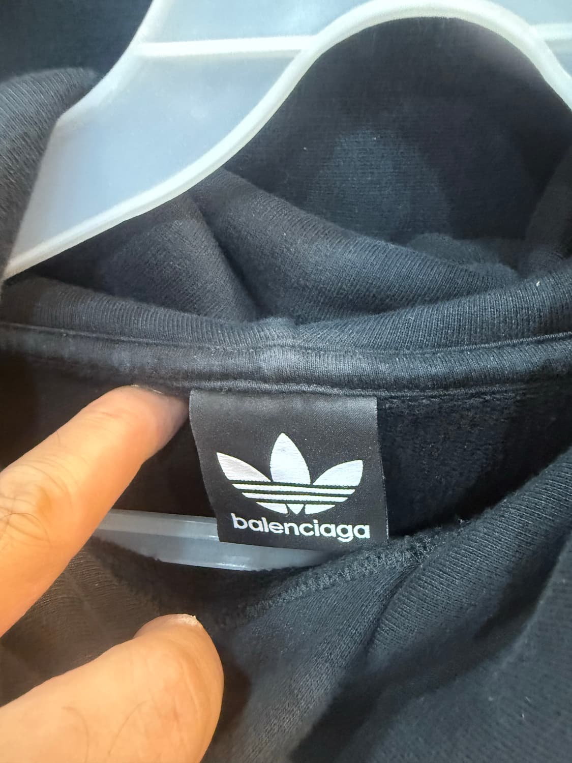 1/100 정품 발렌시아가+아디다스 오버후드티 팝니다 상품이미지2