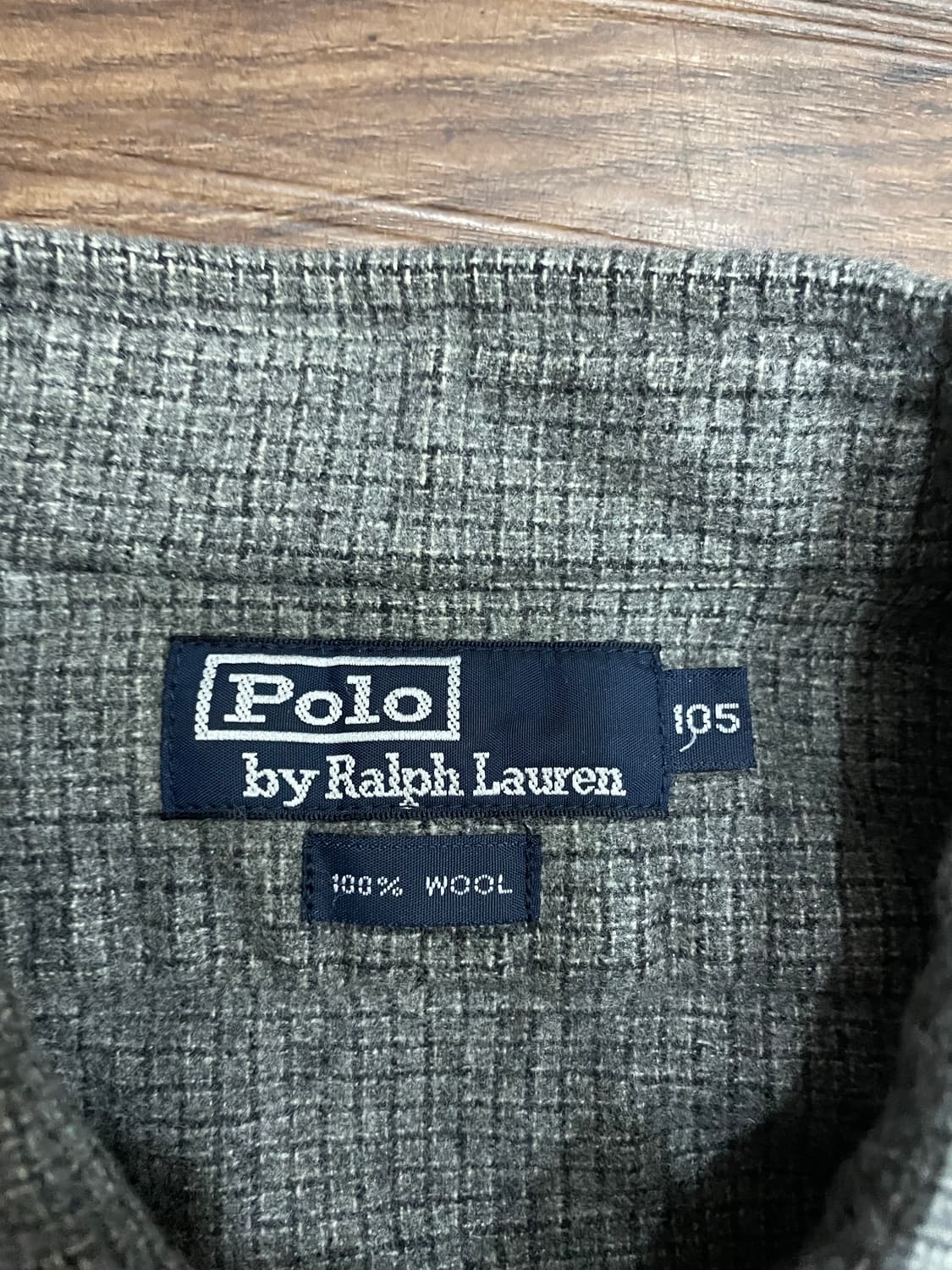 폴로 랄프로렌 울 체크 셔츠 그레이 상품이미지7