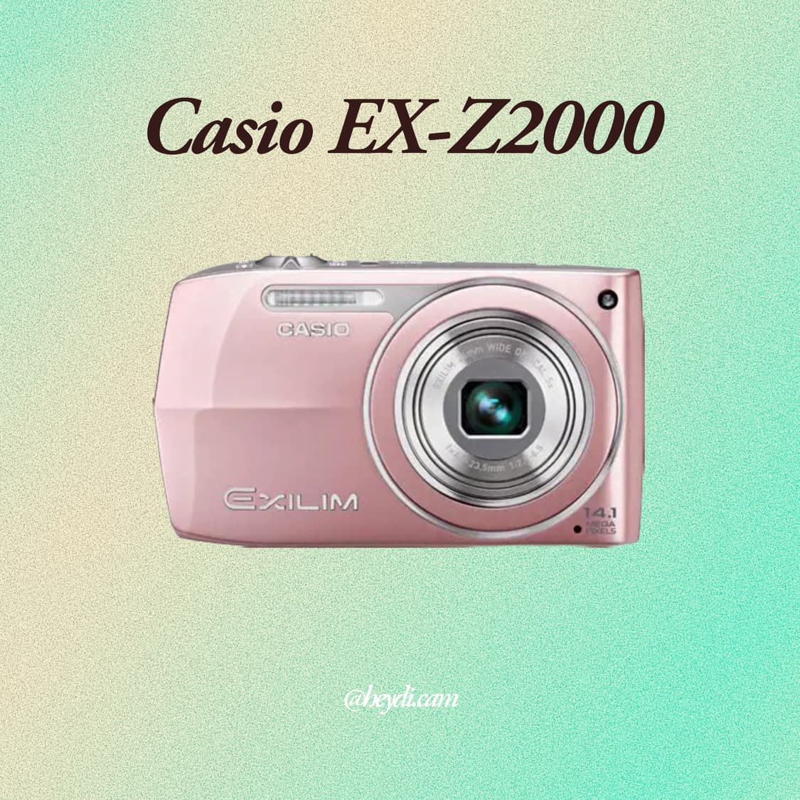 (로제, 모카, 아일릿) 카시오 엑슬림 z2000 핑크 상품이미지1