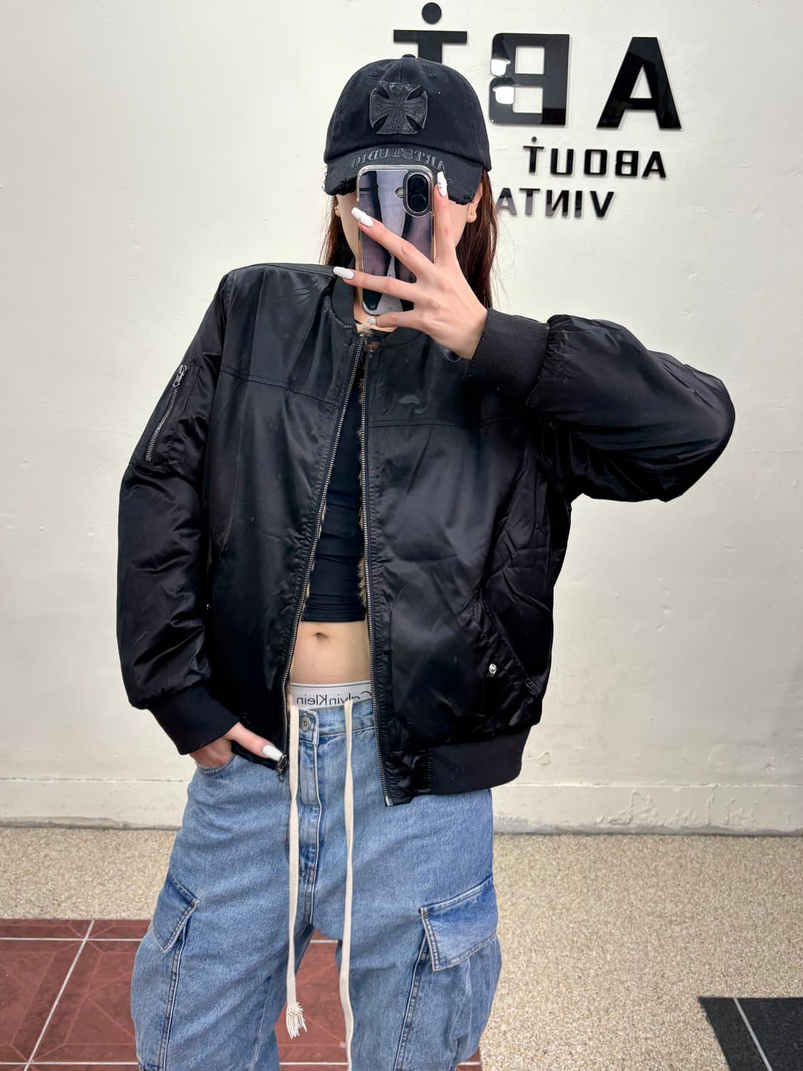 리버시블 퍼 항공점퍼 상품이미지5