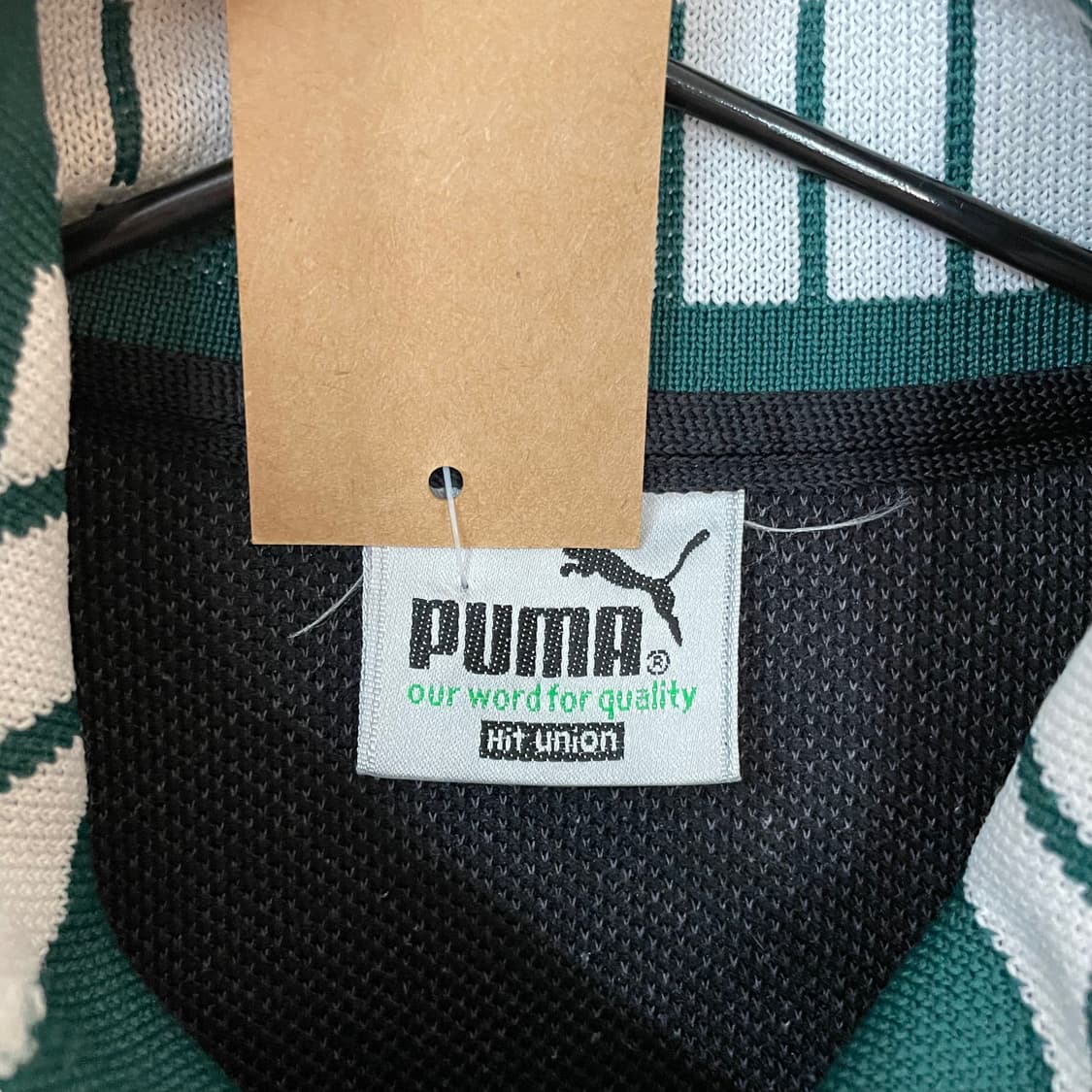 퓨마 초록라인 검은색 져지 M 상품이미지4