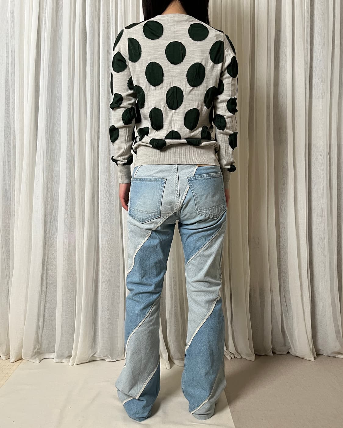 Toga pulla 도트 자가드 니트 토가 풀라 인타르시아 상품이미지3