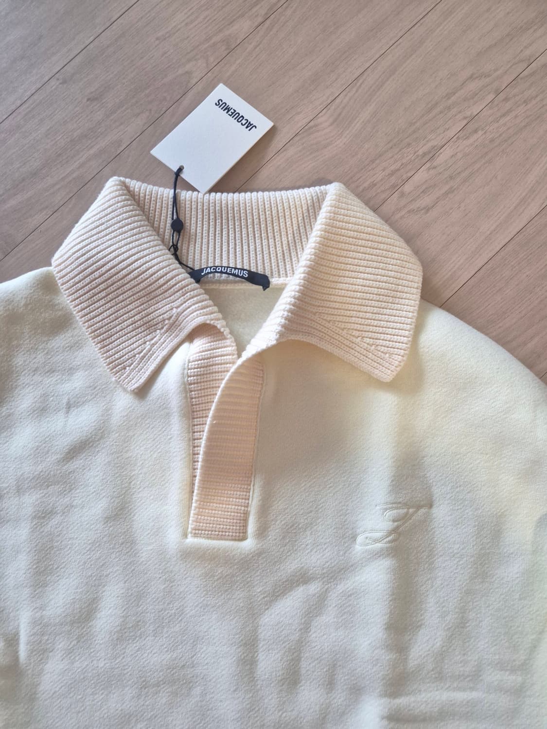 [새상품/XL] 자크뮈스 Le Polo Punto ML 라이트베이지 상품이미지2