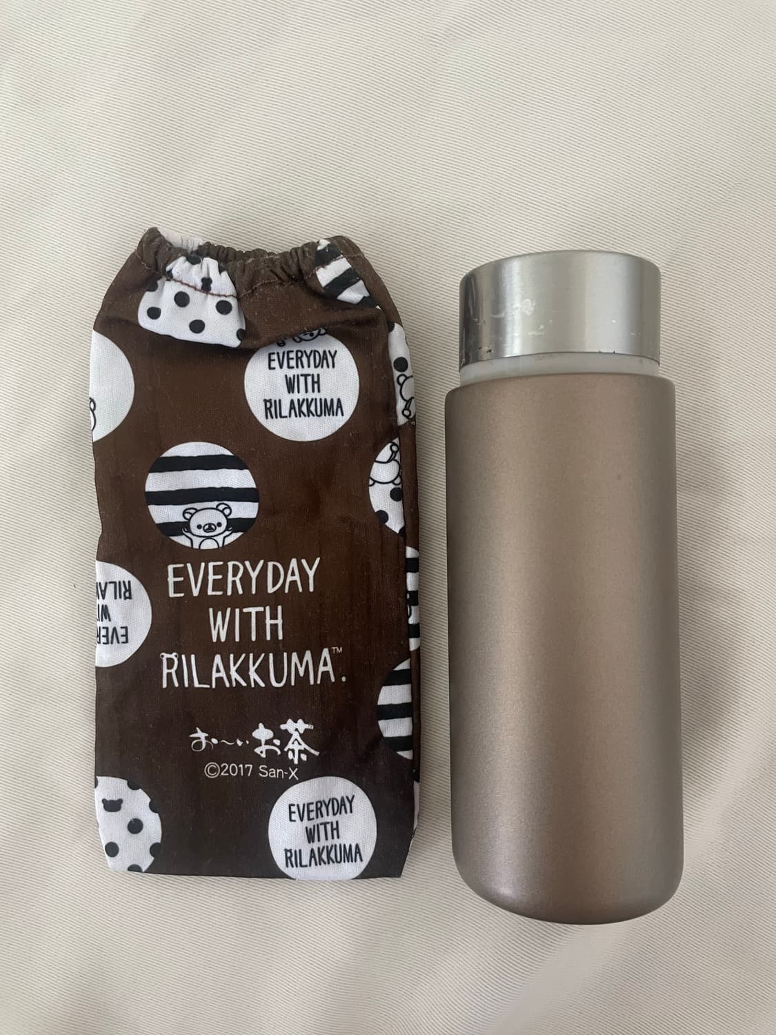 리락쿠마 빈티지 보틀커버 물병케이스🤎 상품이미지3