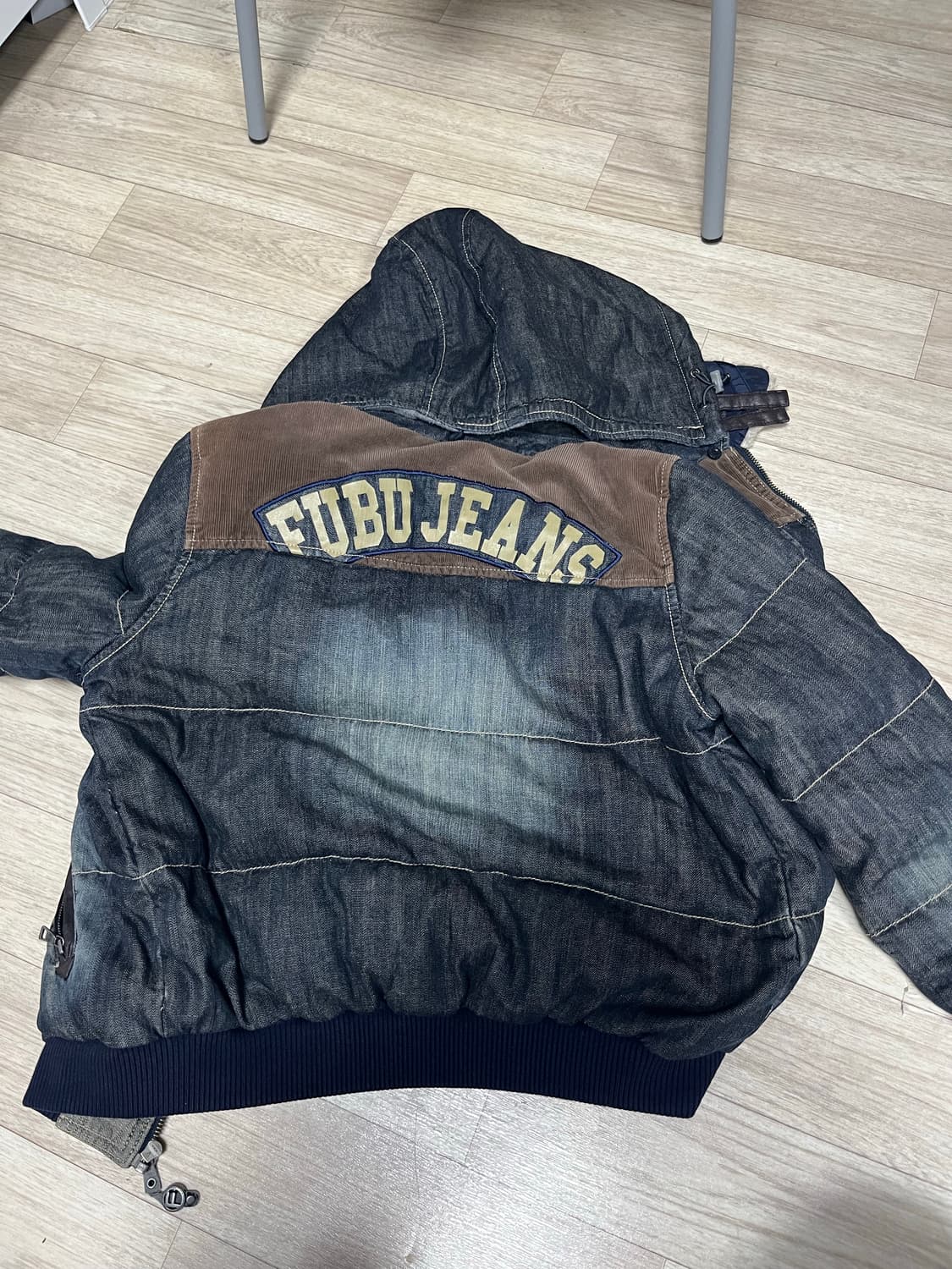 빈티지 푸부진 워싱 자켓 대장 상품이미지2