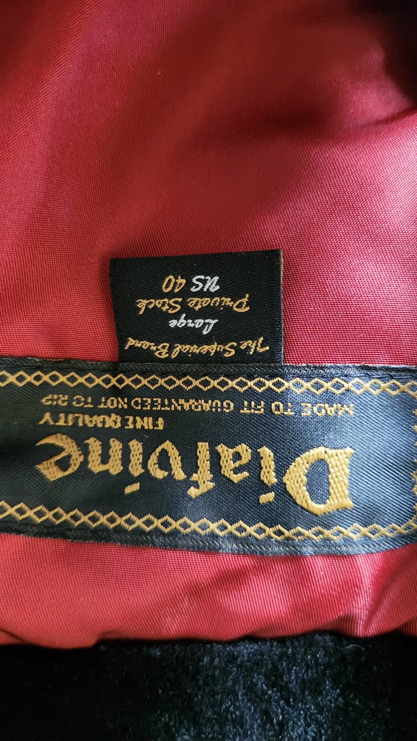 디아프바인 블랙 레더 패딩 점퍼 상품이미지4