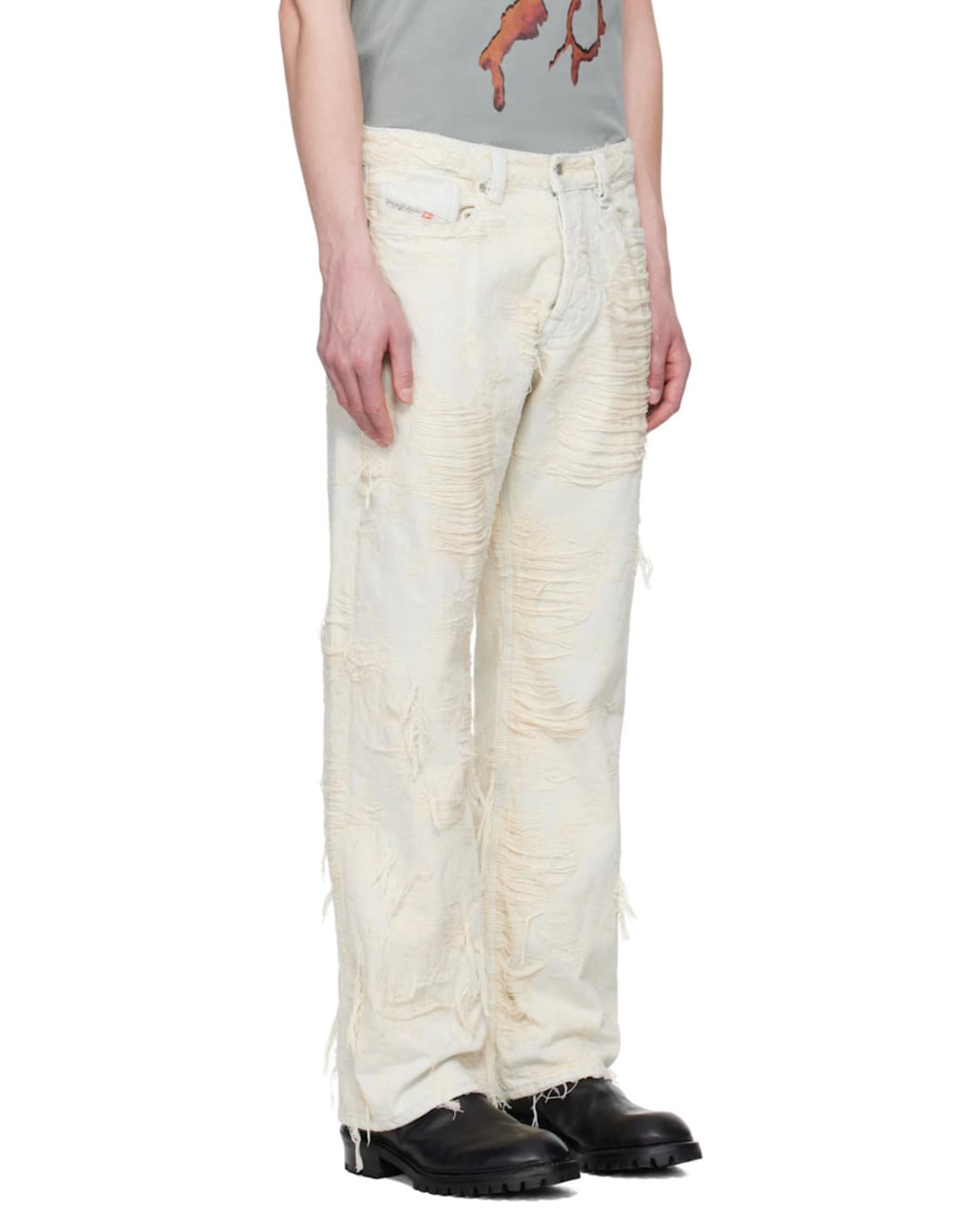 DIESEL Off-White 1980 D-Eeper-FSG Jeans 상품이미지3