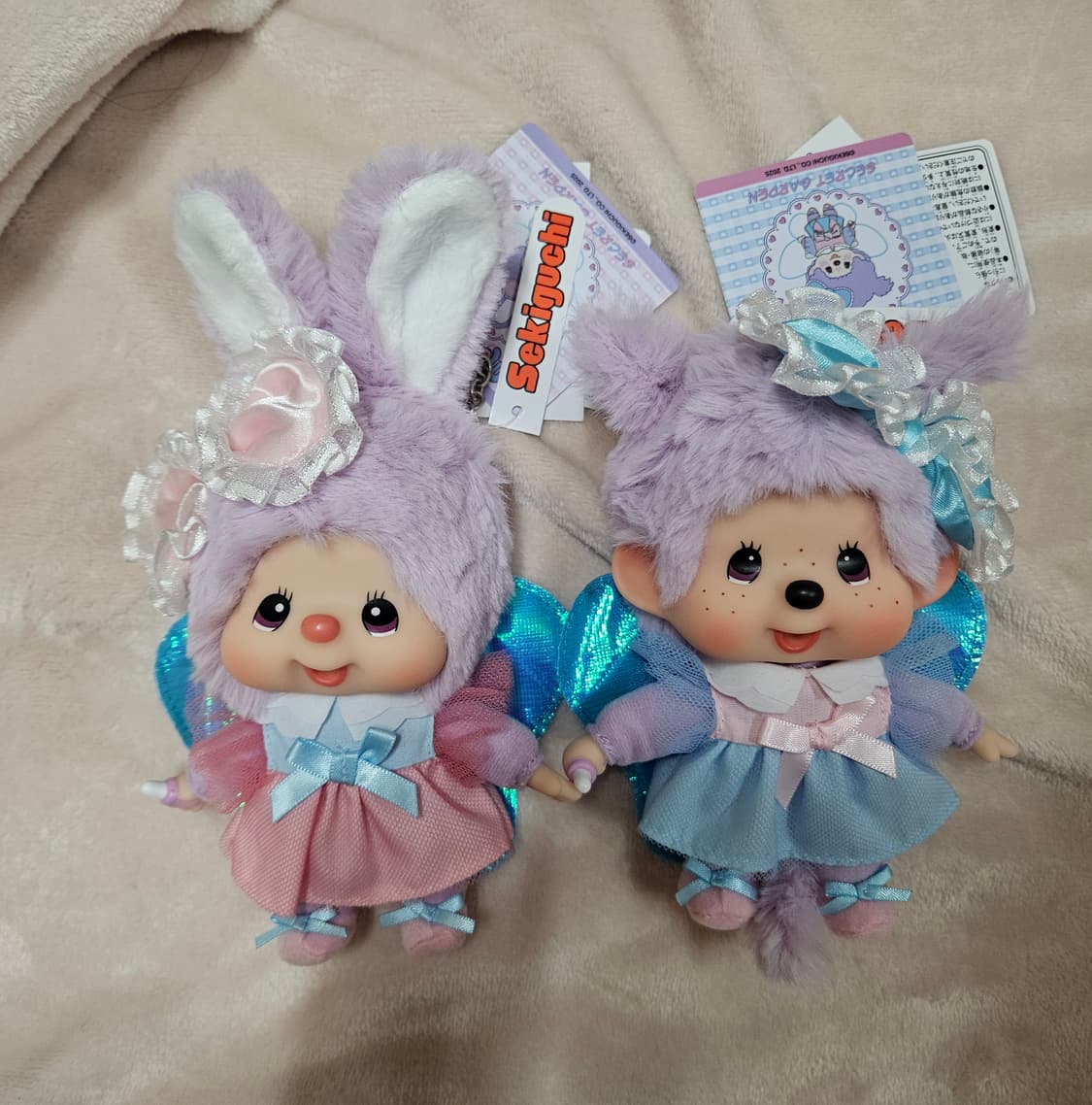 세트) 홍콩 비밀의정원 시크릿가든  몬치치, 치무탄 대두키링 상품이미지1