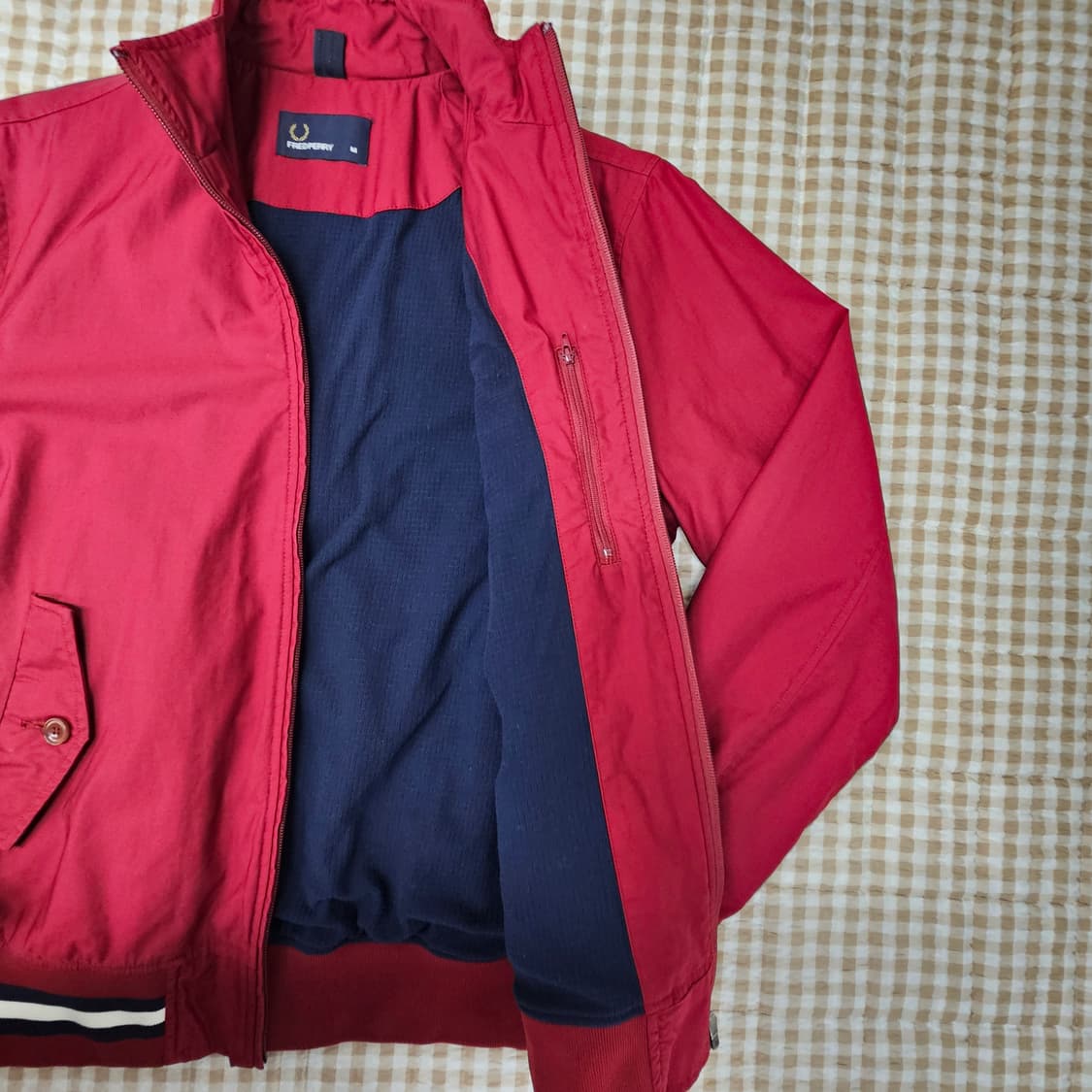 프레드페리 기모 집업점퍼 남자100 상품이미지6