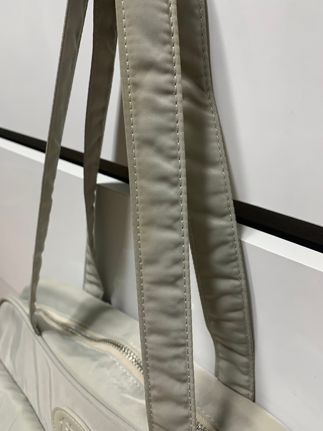 PK Shoulder Bag (nylon)(light grey) 상품이미지4