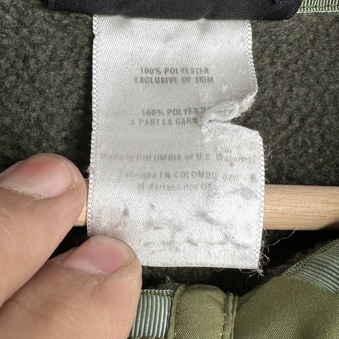 90s 파타고니아 신칠라 스냅-T 카키/올리브 콜롬비아 상품이미지4