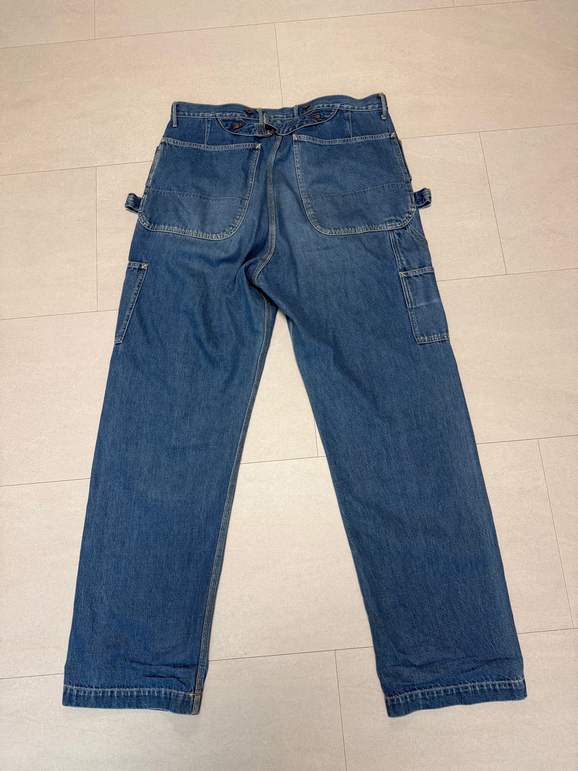 캐피탈 11.5 럼버팬츠 인디고 4사이즈 판매 상품이미지2