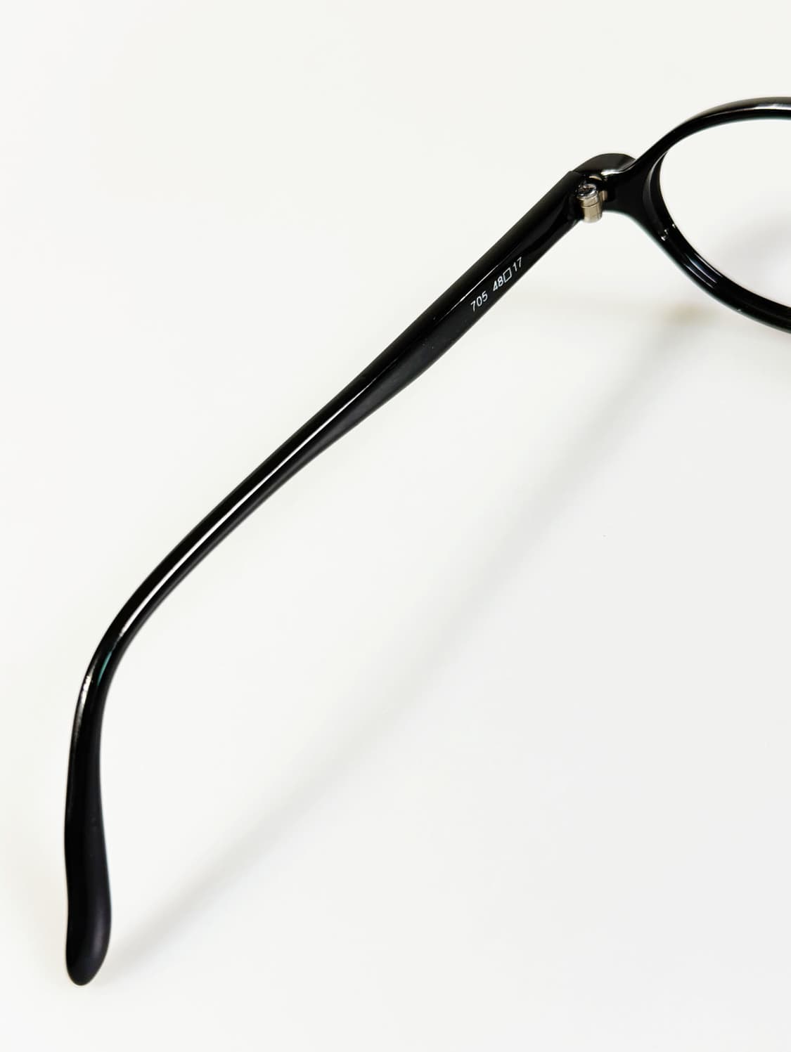 90s GIORGCO 블랙 오벌 뿔테 프레임 빈티지 안경 상품이미지7