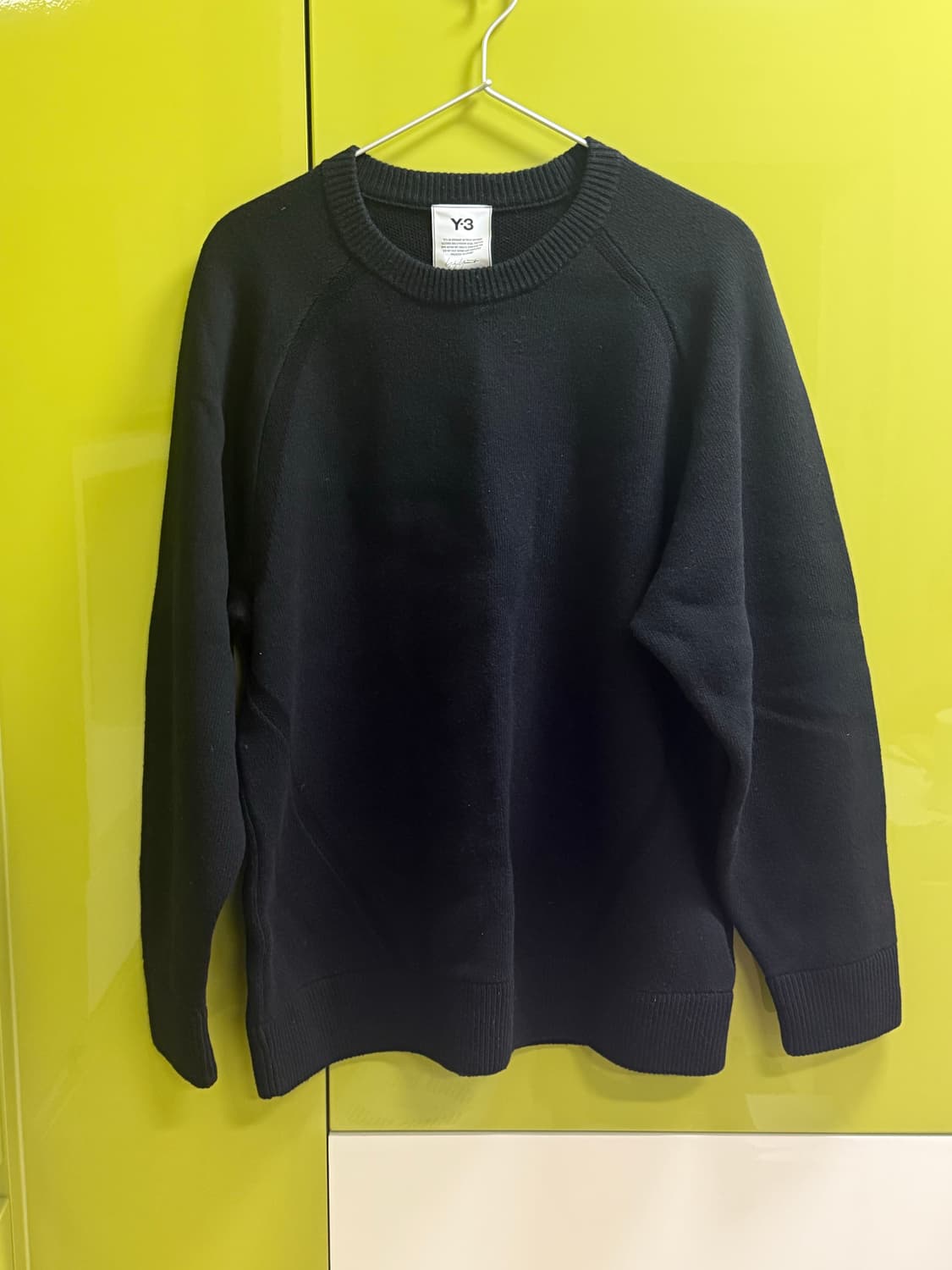 [L] Y-3 블랙 니트 상품이미지1