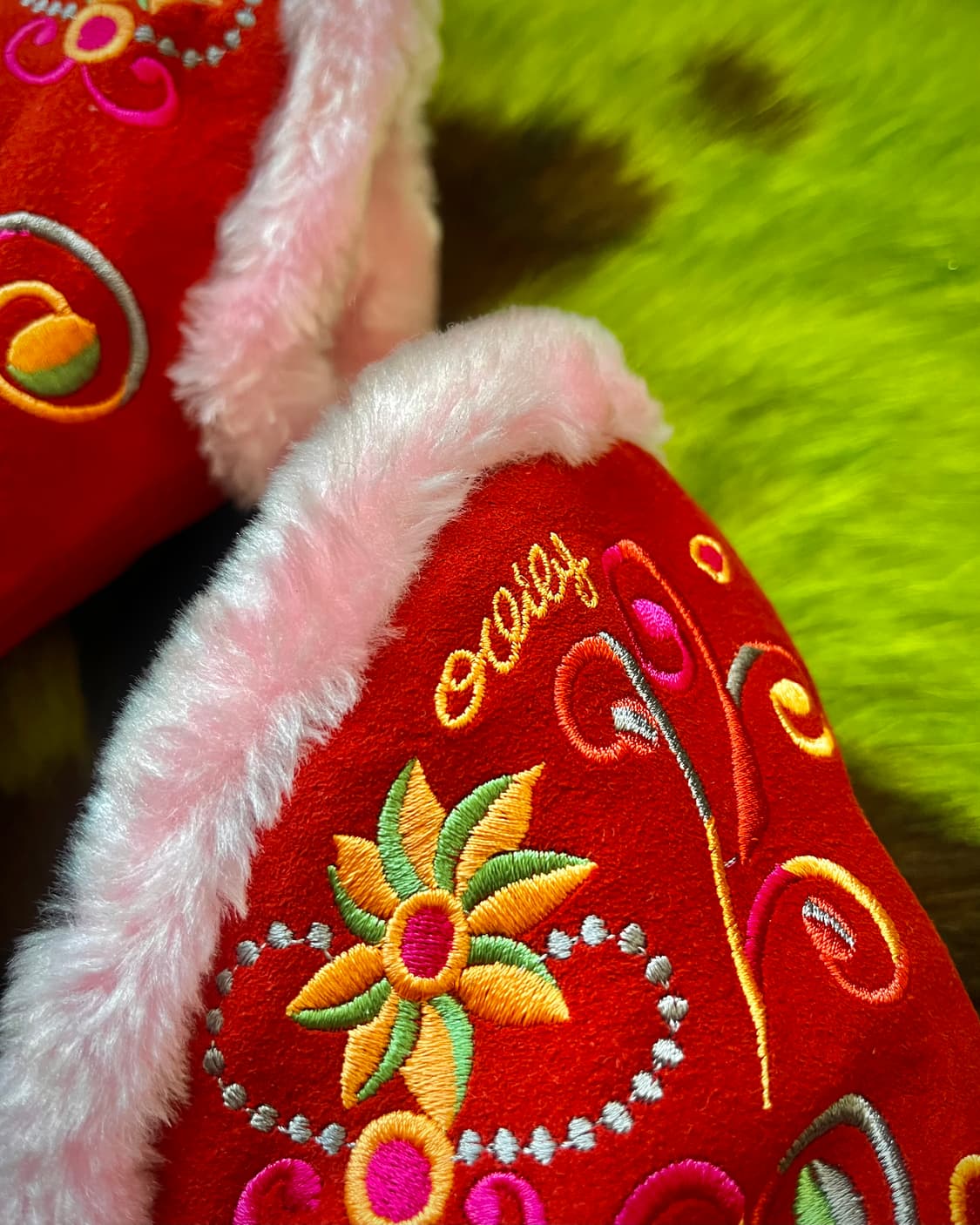 90-00s Oilily Leather Fur Western Boots 상품이미지6