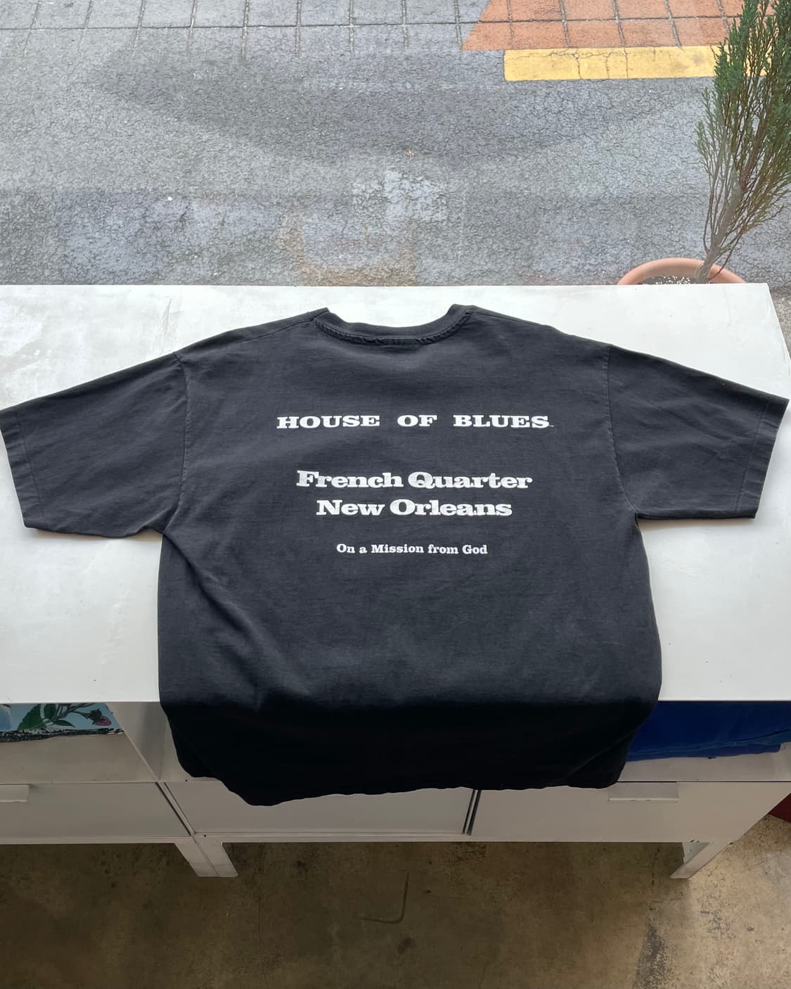 90‘s USA “House of Blues” T-shirt L 상품이미지5