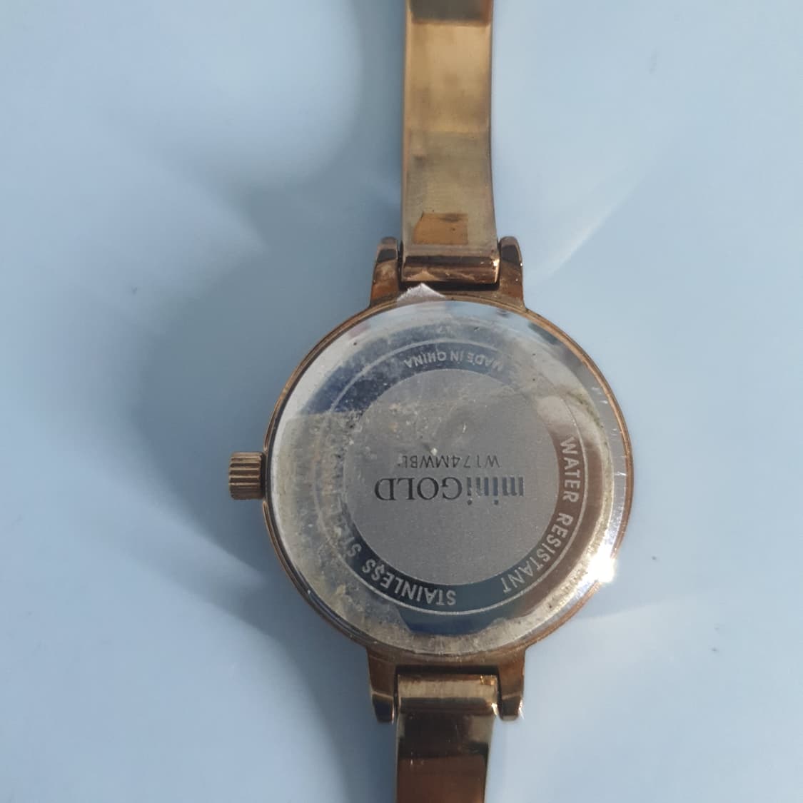 미니골드 딥블루& 골드 뱅글 시계 상품이미지5