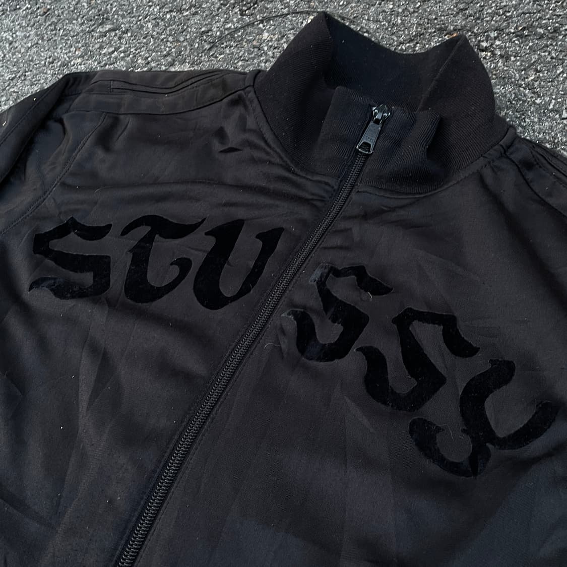 00s  스투시 어센틱 기어 올드스쿨 바시티 트랙탑 져지 S 상품이미지5