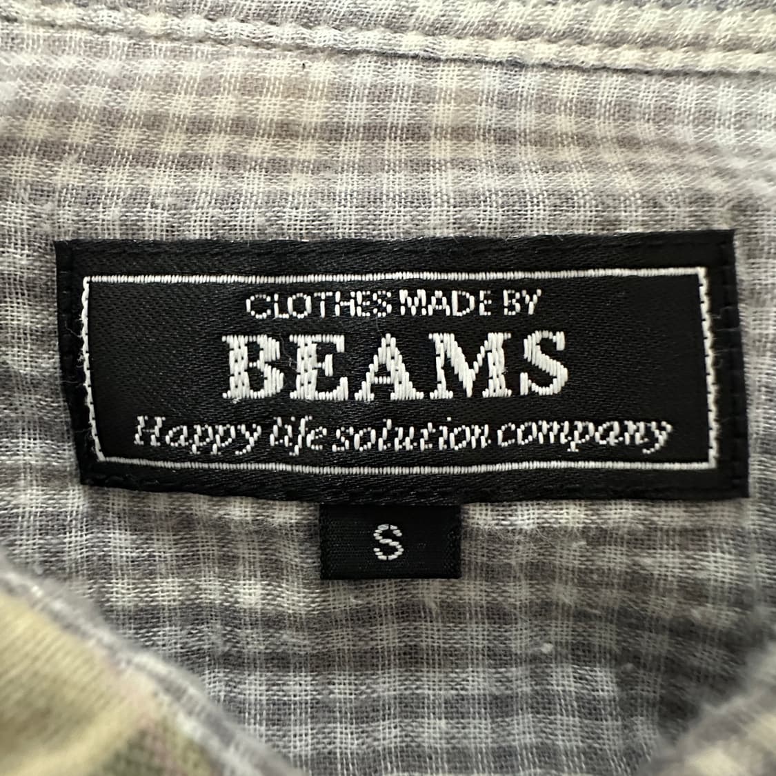 BEAMS check shirt 상품이미지4