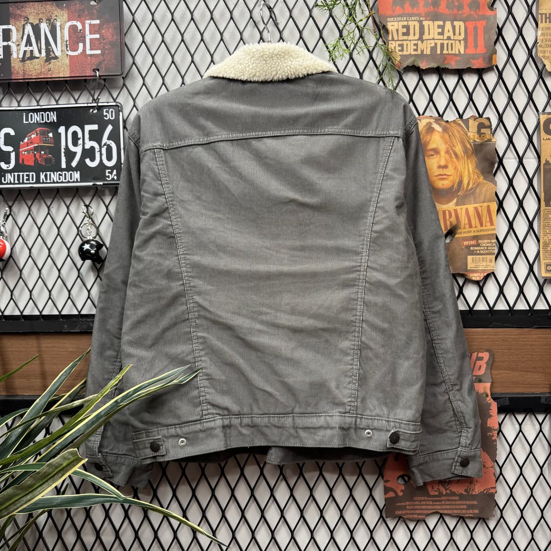 리바이스 타입 3 쉐르파 코듀로이 트러커 자켓 그레이 M 상품이미지2