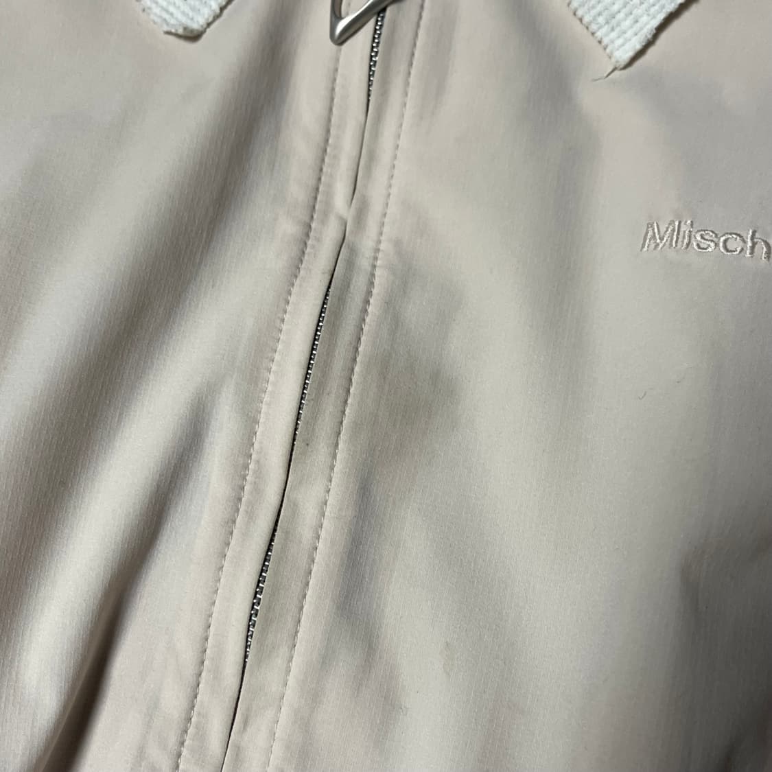 미스치프 라이트웨이트 와플 집업 셔츠 라이트 베이지 상품이미지4