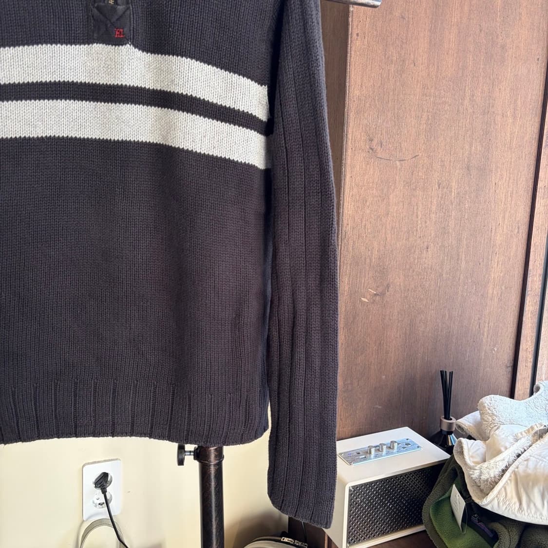 15283 - 폴로 랄프로렌 스트라이프 반집업 니트 상품이미지4