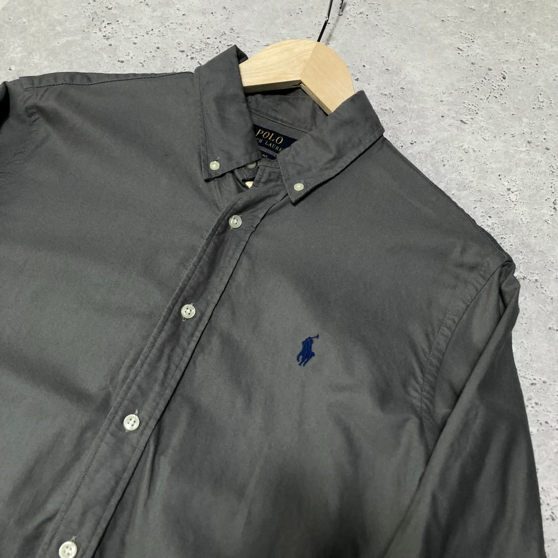 폴로 랄프로렌 옥스퍼드 셔츠 남성용 그레이 상품이미지2