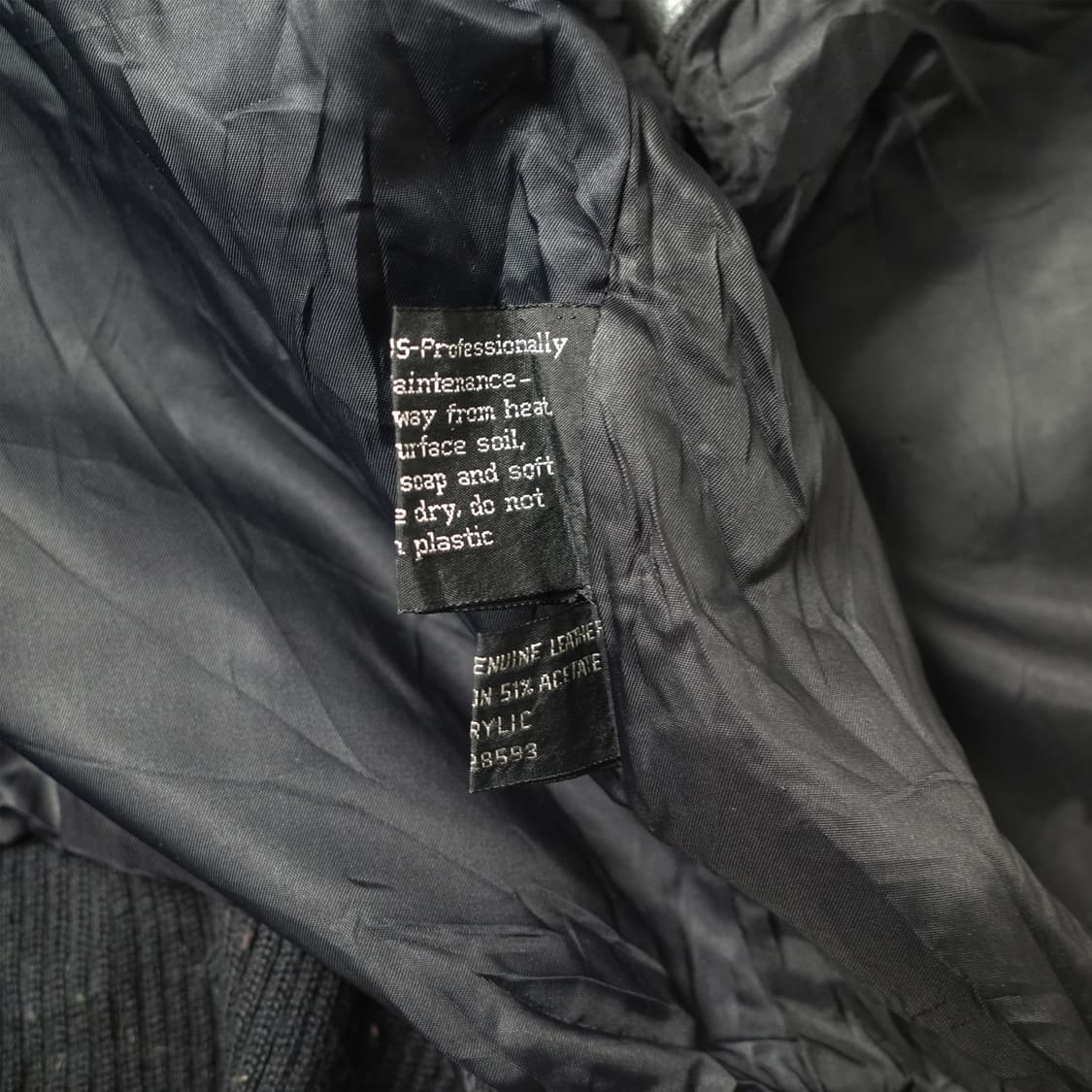 1980's Members Only Leather Racer Jacket 상품이미지7