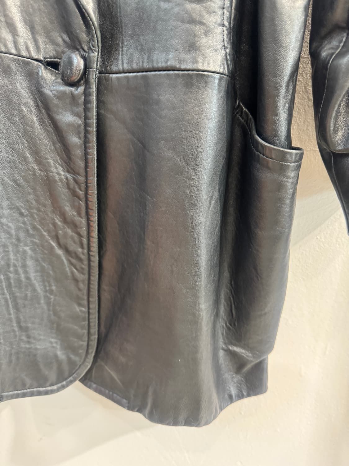 vintage 램스킨 오버핏 하프코프 상품이미지6