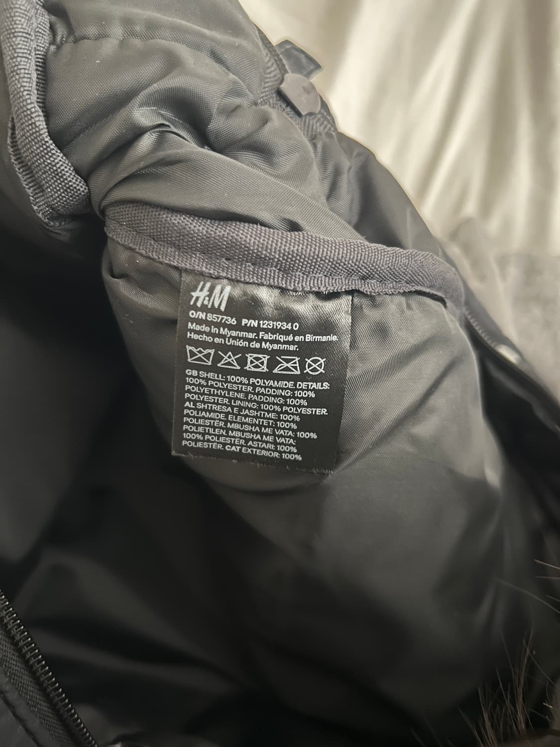 h&m 도트무늬 땡땡이 백팩 가방 상품이미지4