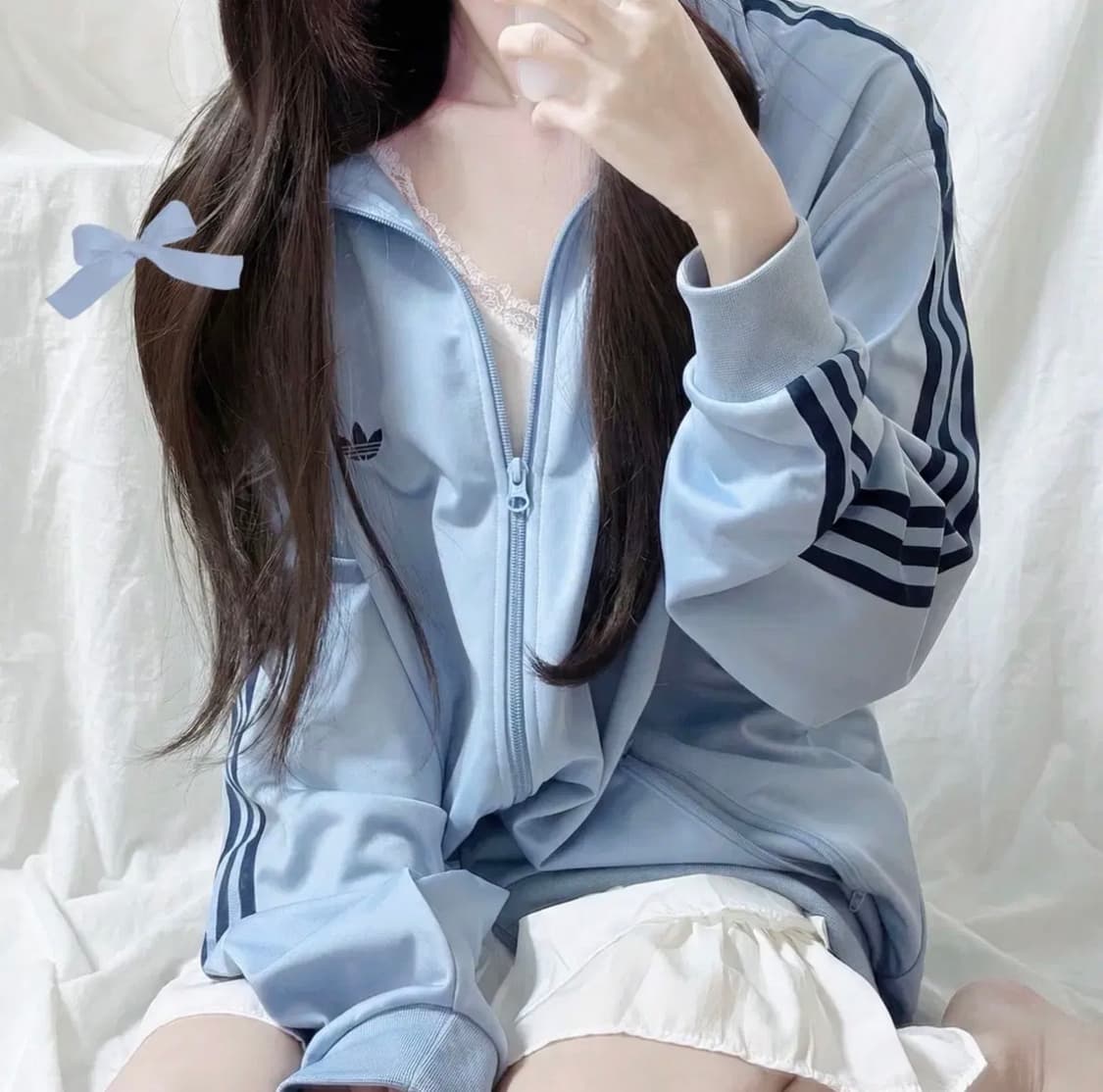 아디다스 베켄바우어 BB 트랙탑 엠비언트 스카이 2XL 상품이미지2