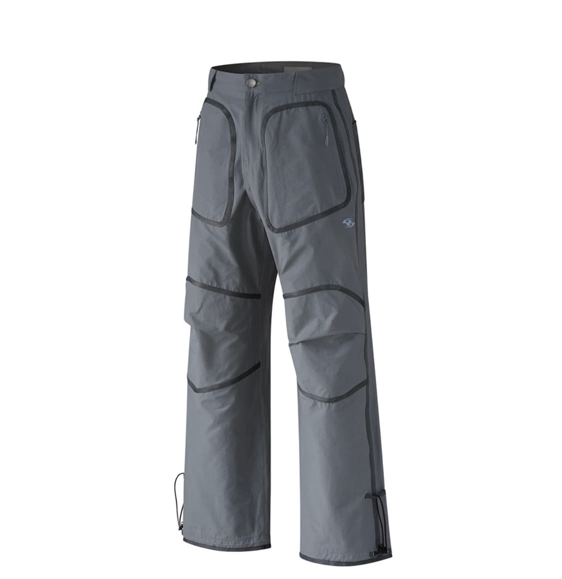 산산기어 웨빙 패치 팬츠 차콜 - 24SS 상품이미지2