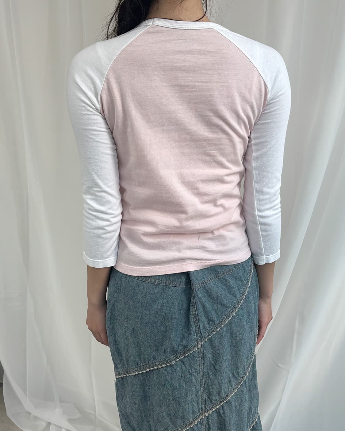 ARMANI EXCHANGE lovely pink raglan tee 상품이미지2