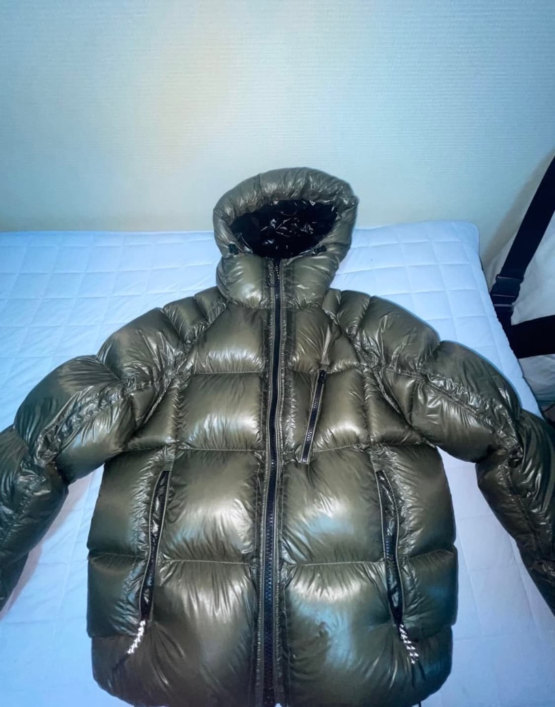 무신사 스탠다드 패딩 카키 M 상품이미지1