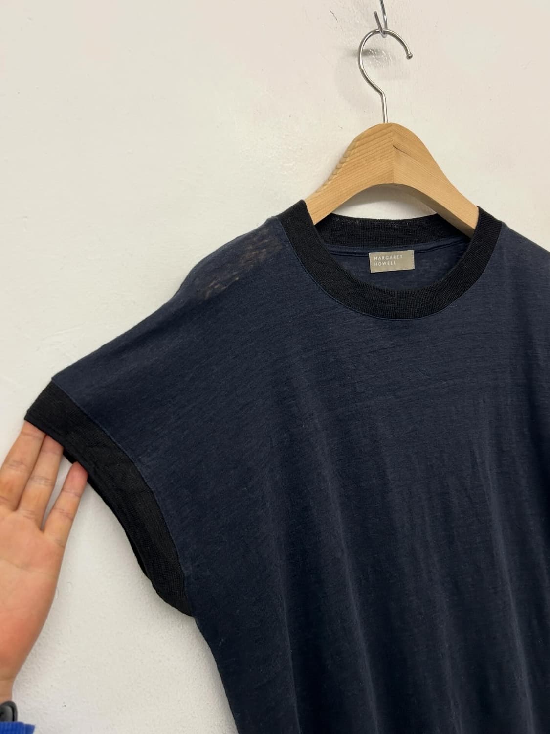 마가렛호웰 린넨 여름 니트 티셔츠 상품이미지3