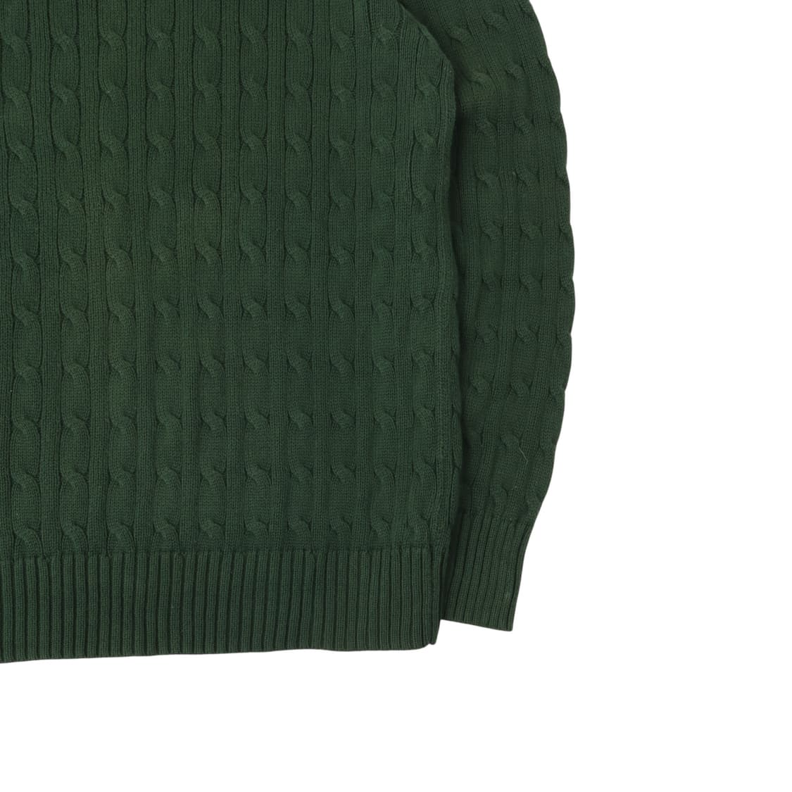 폴로 랄프로렌 그린 코튼 케이블 니트 상품이미지4