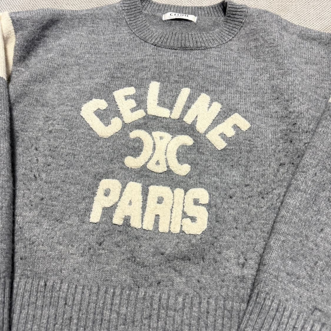 셀린느 세미 크롭 니트 상품이미지3