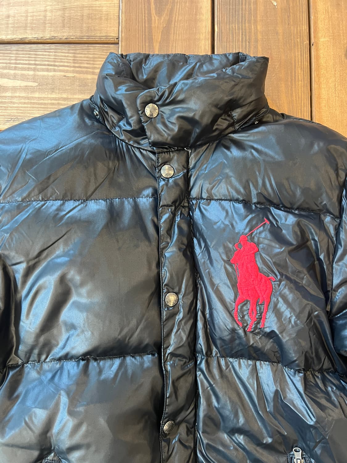 폴로 글로시 빅포니 푸퍼 패딩 상품이미지7