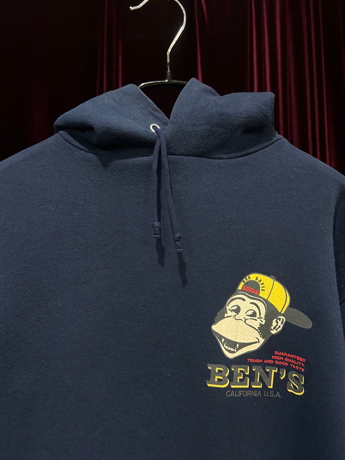 vintage BEN DAVIS navy hoodie 상품이미지2