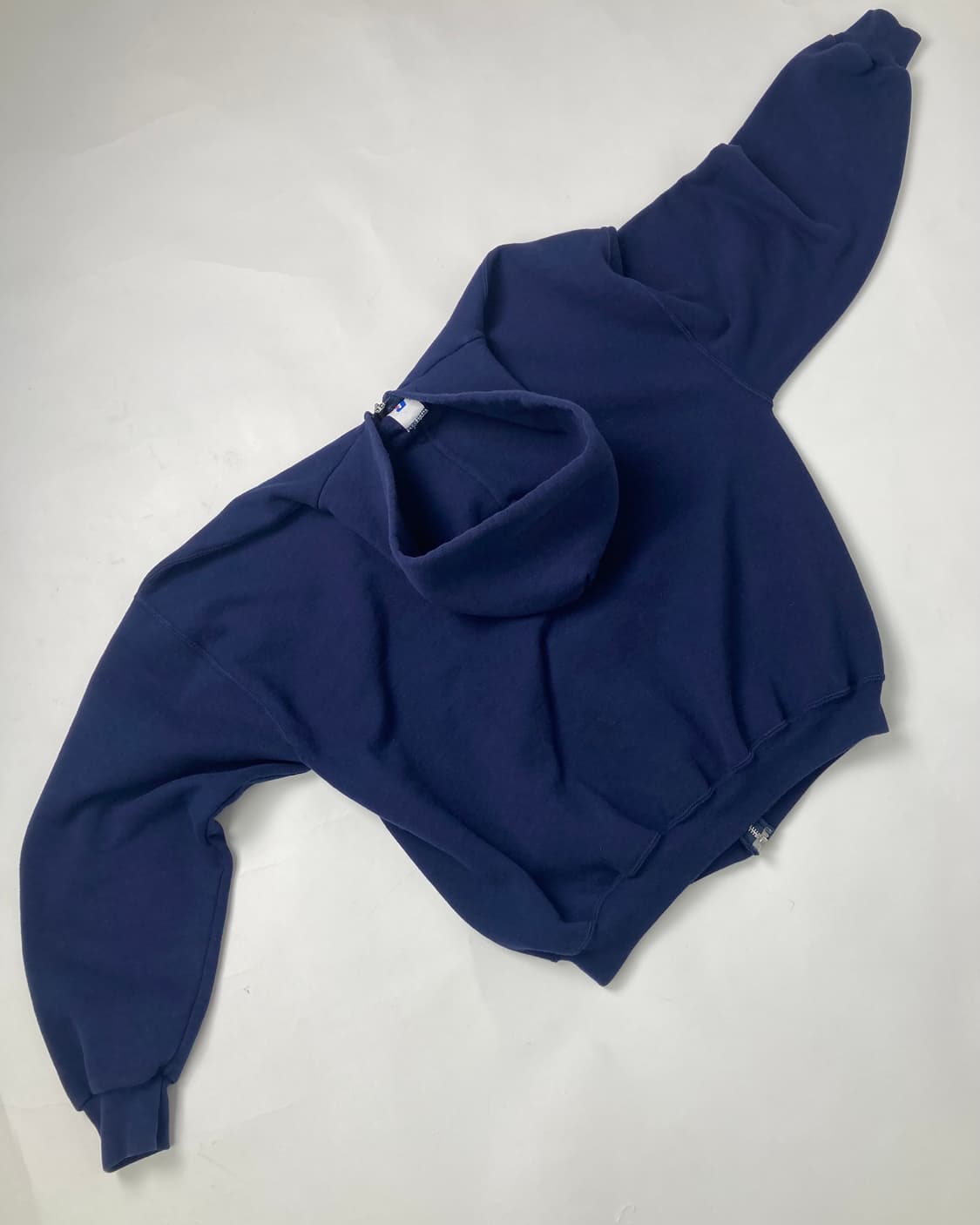 90s Russell Zip Up Hoodie (navy) 상품이미지2