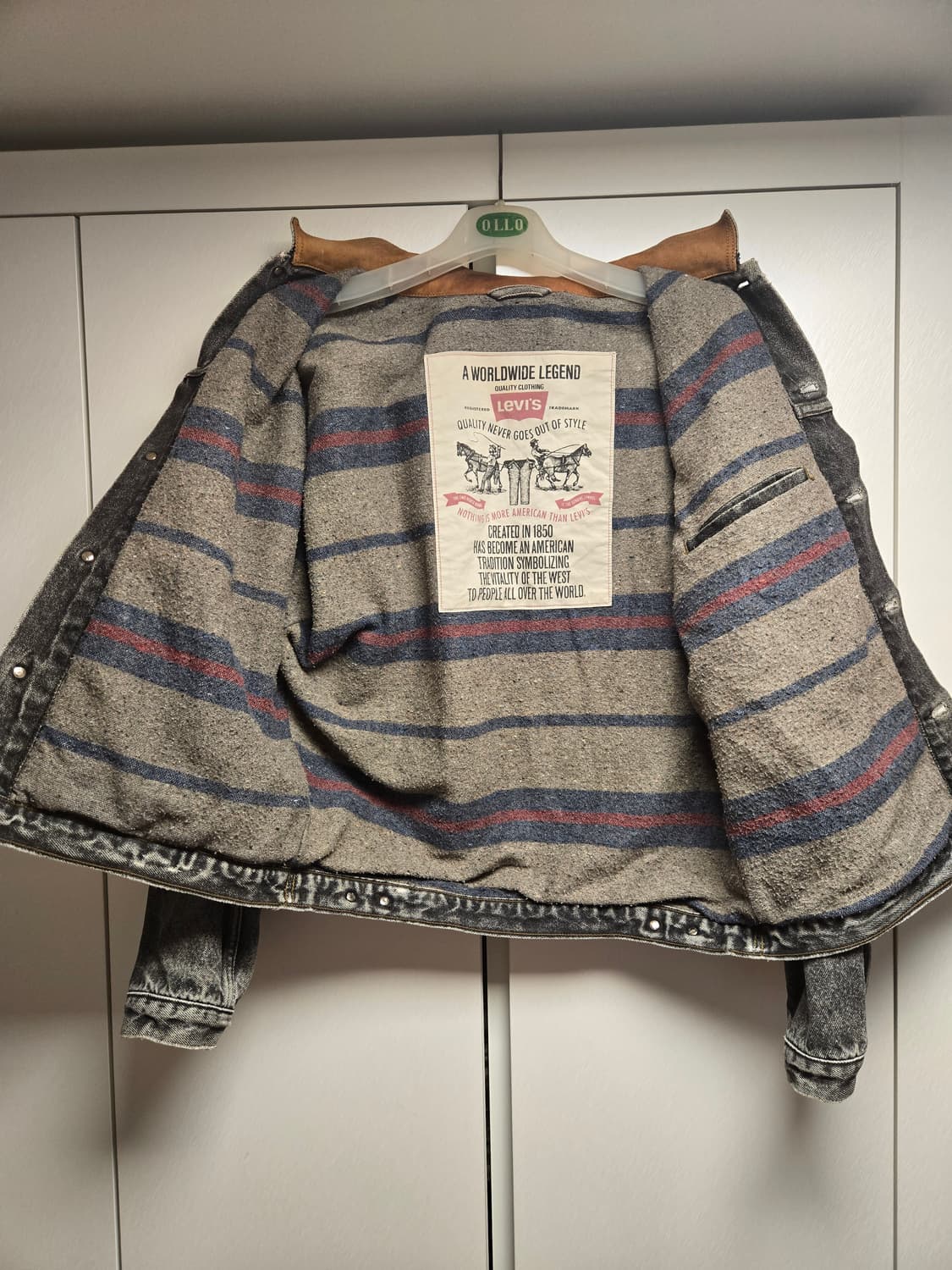 리바이스 흑청 자켓  상품이미지3