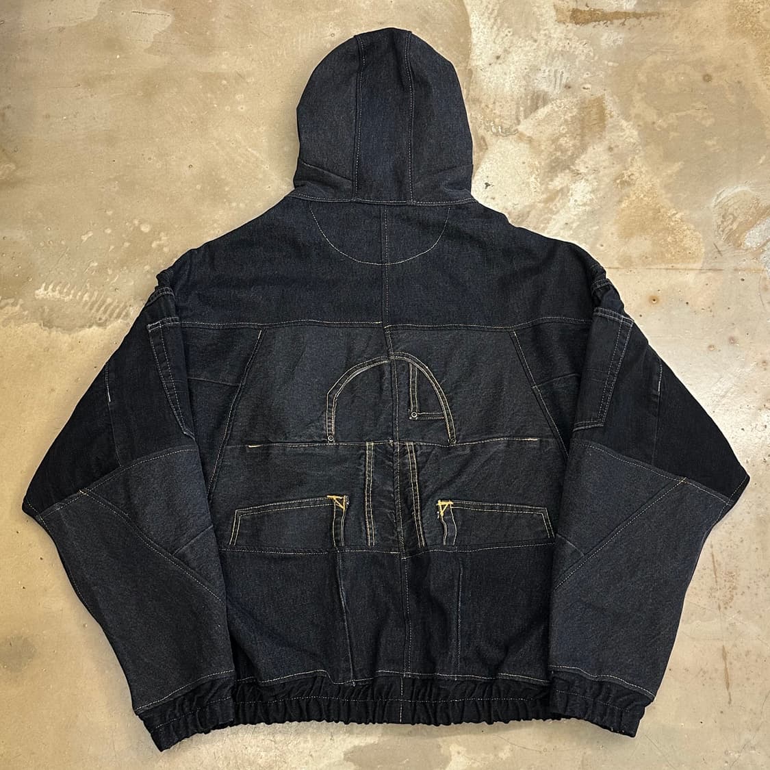 XL 칼하트 리메이크 데님 후드 자켓 상품이미지3