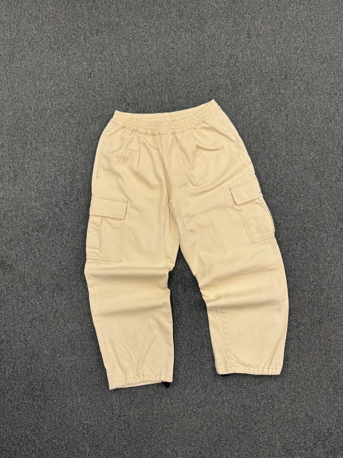 L)산타크루즈 빈티지 크림 코튼 카고 조거 팬츠 상품이미지1