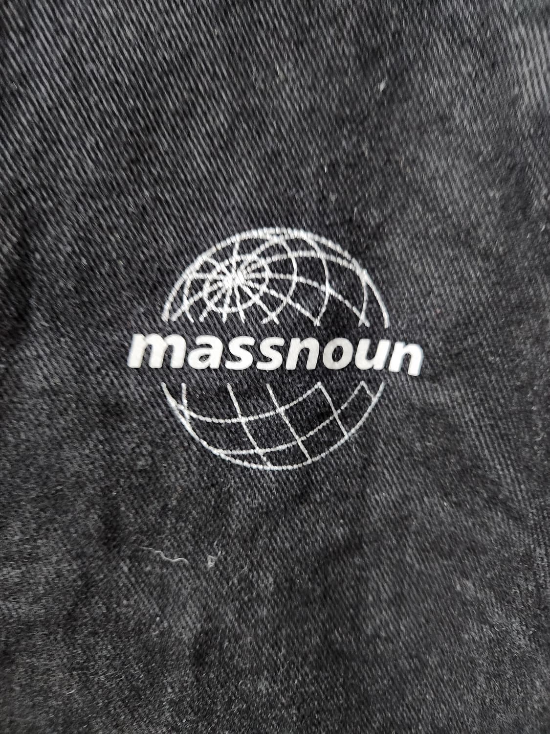 매스노운 블랙 데님 코치 자켓 XL 상품이미지3