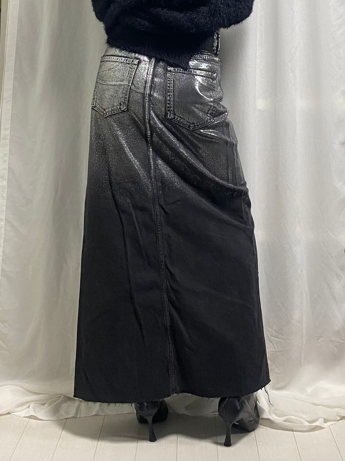 실버 글리터 스커트 상품이미지2