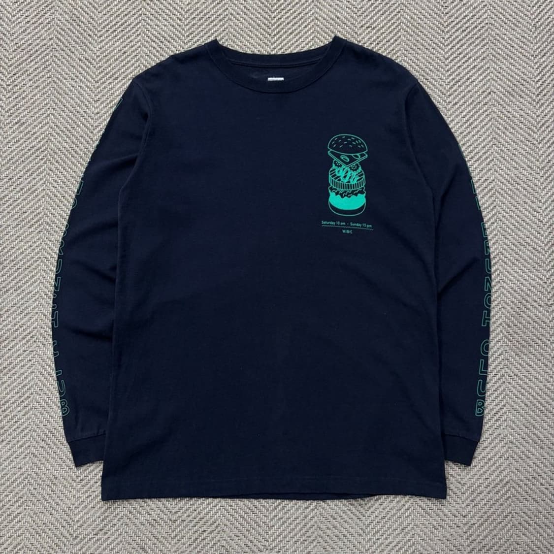 Clip Tab 프린팅 롱슬리브 v2175 상품이미지1