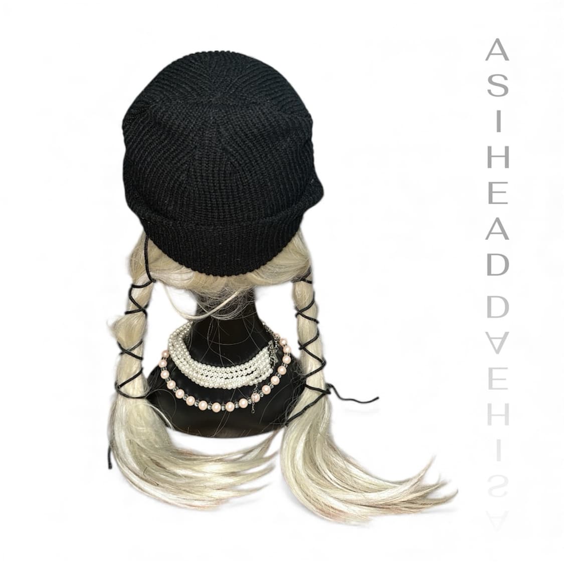 아일렛 핀턱 롱 레이스 커스텀 숏 비니 상품이미지6