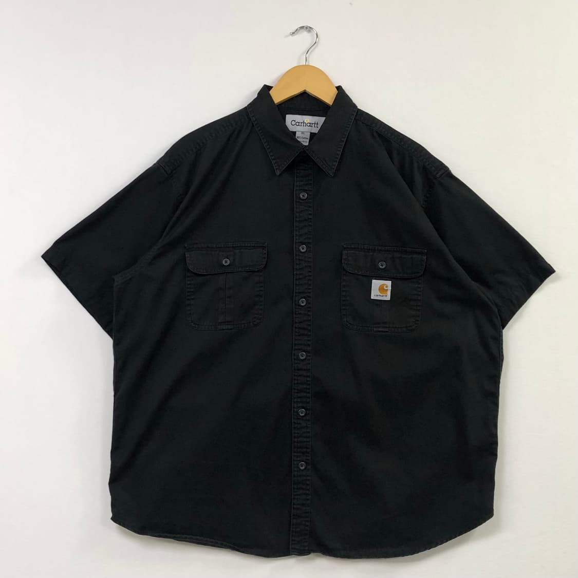 Xxl 칼하트 블랙 워크 셔츠 상품이미지2