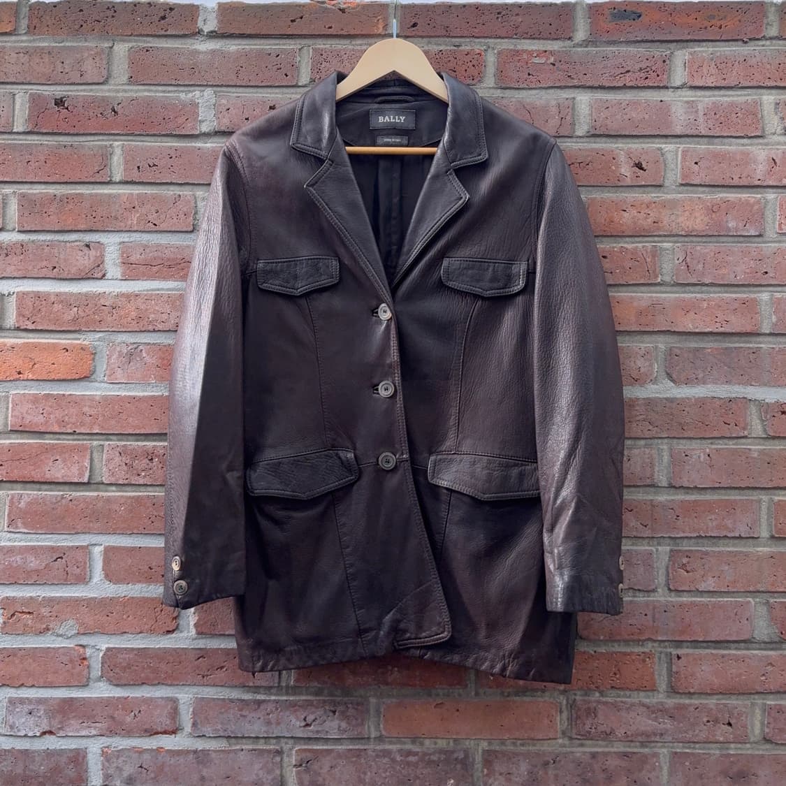 발리 Bally 레더 4포켓 자켓 (이탈리아 생산) 상품이미지1