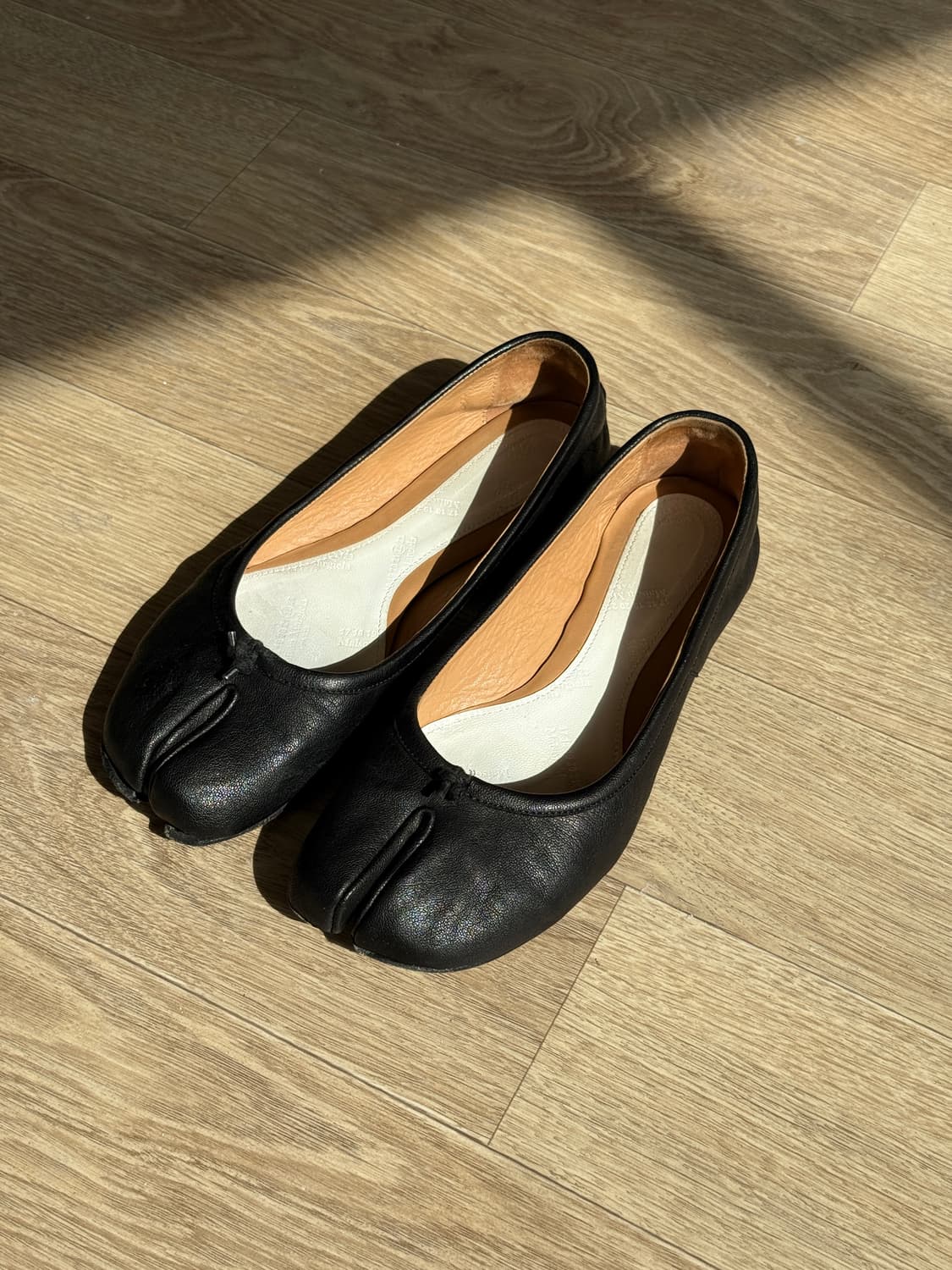Leather Tabi Ballet Flats 36 상품이미지4